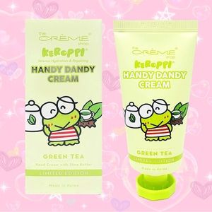 3/$30 The Crème Shop x Sanrio Hello Kitty Handy Dandy Cream - Keroppi Green Tea